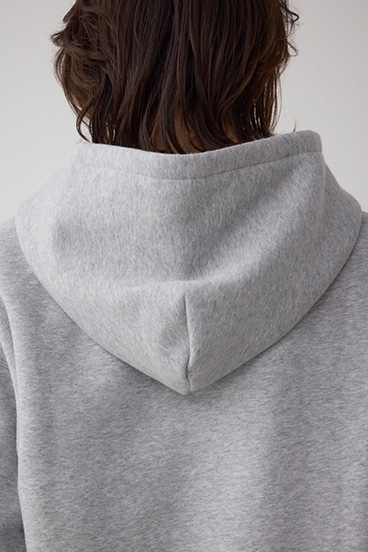 裏起毛ジップアップパーカー 詳細画像