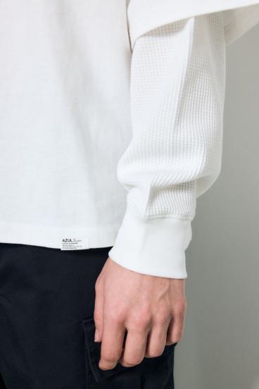 【SS先行アイテム】ワッフルレイヤードロンTEE 詳細画像