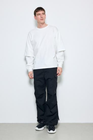 【SS先行アイテム】ワッフルレイヤードロンTEE 詳細画像