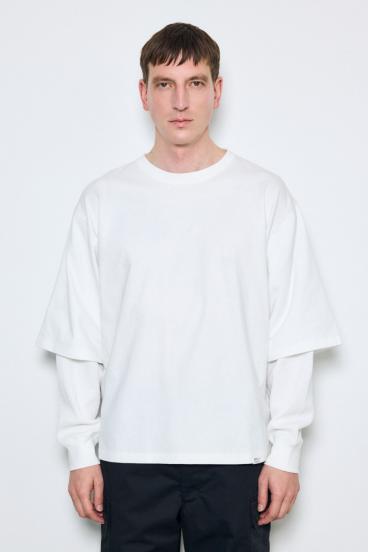 【SS先行アイテム】ワッフルレイヤードロンTEE 詳細画像