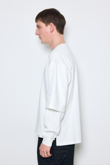 【SS先行アイテム】ワッフルレイヤードロンTEE 詳細画像