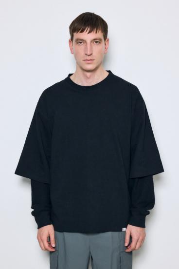 【SS先行アイテム】ワッフルレイヤードロンTEE 詳細画像