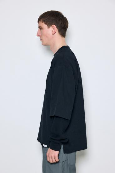 【SS先行アイテム】ワッフルレイヤードロンTEE 詳細画像