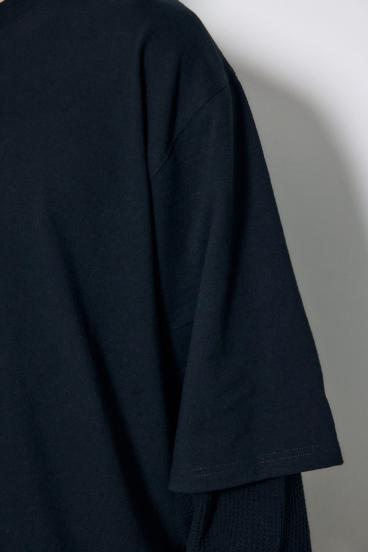 【SS先行アイテム】ワッフルレイヤードロンTEE 詳細画像