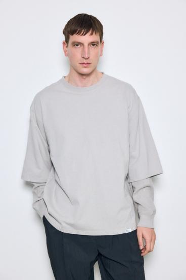 【SS先行アイテム】ワッフルレイヤードロンTEE 詳細画像