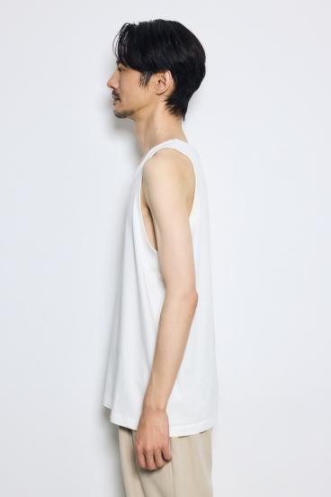 引き揃え天竺タンクトップ 詳細画像
