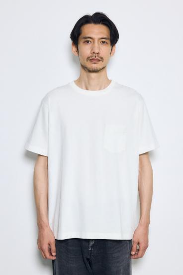 引き揃え天竺ポケットTシャツ 詳細画像