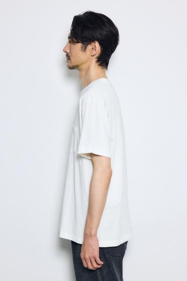 引き揃え天竺ポケットTシャツ 詳細画像