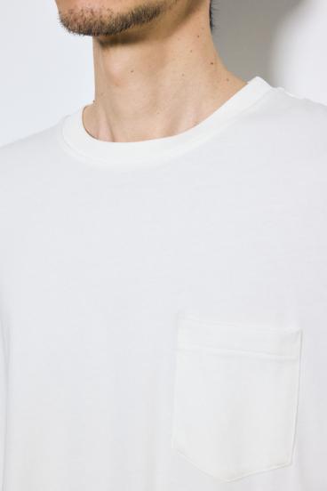 引き揃え天竺ポケットTシャツ 詳細画像