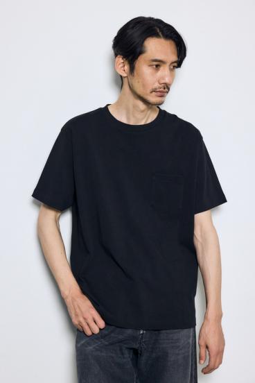 【GOLDEN PRICE 5/1（日）8:59まで】引き揃え天竺ポケットTシャツ 詳細画像