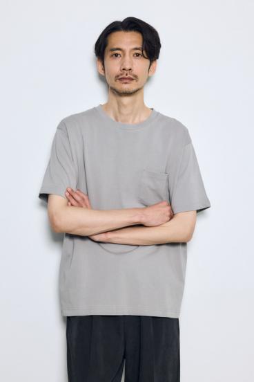 【GOLDEN PRICE 5/1（日）8:59まで】引き揃え天竺ポケットTシャツ 詳細画像
