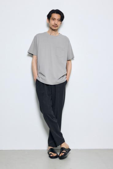 【GOLDEN PRICE 5/1（日）8:59まで】引き揃え天竺ポケットTシャツ 詳細画像