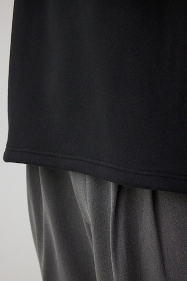 裏起毛パイピングデザイントップス 詳細画像