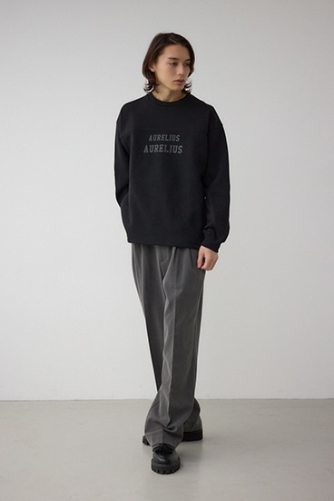 裏起毛パイピングデザイントップス 詳細画像