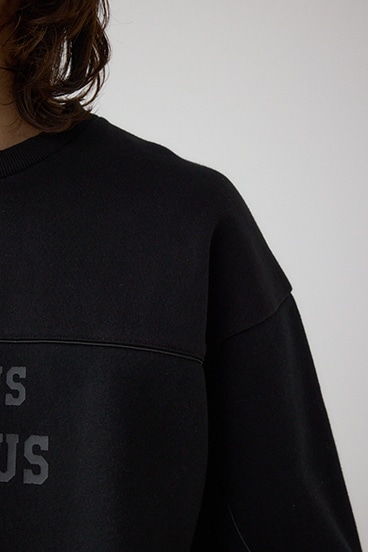 裏起毛パイピングデザイントップス 詳細画像