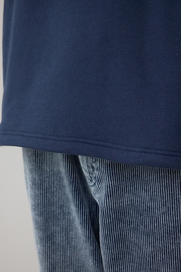 裏起毛パイピングデザイントップス 詳細画像