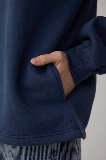 裏起毛パイピングデザイントップス 詳細画像