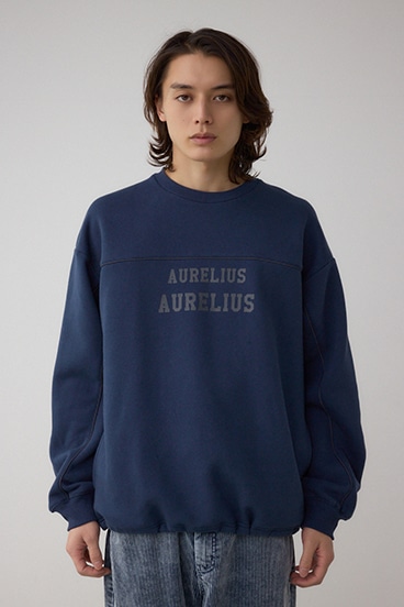 裏起毛パイピングデザイントップス 詳細画像