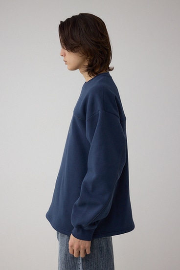 裏起毛パイピングデザイントップス 詳細画像