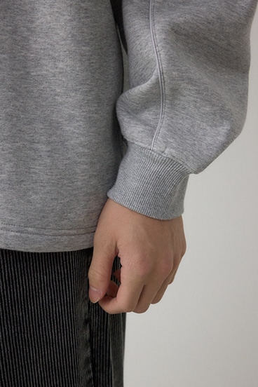 裏起毛パイピングデザイントップス 詳細画像