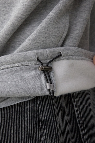 裏起毛パイピングデザイントップス 詳細画像