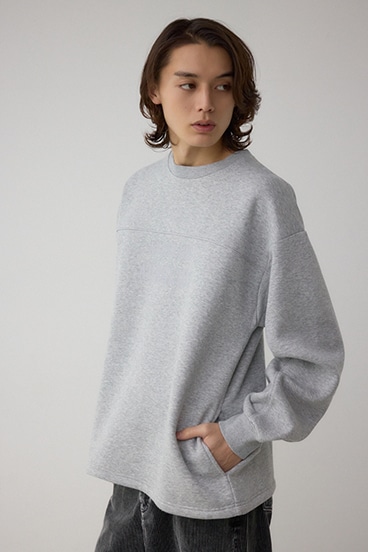 裏起毛パイピングデザイントップス 詳細画像