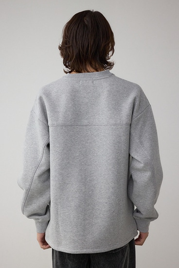 裏起毛パイピングデザイントップス 詳細画像