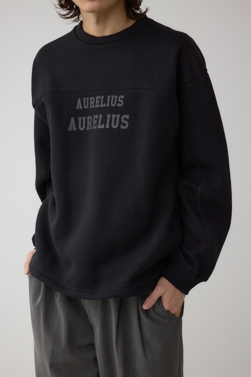 裏起毛パイピングデザイントップス