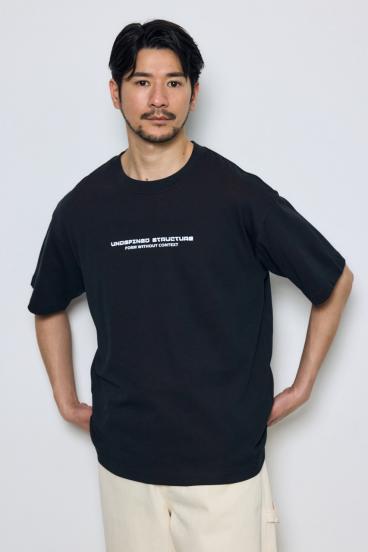 配色メッシュロゴTEE