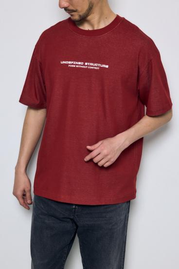 配色メッシュロゴTEE