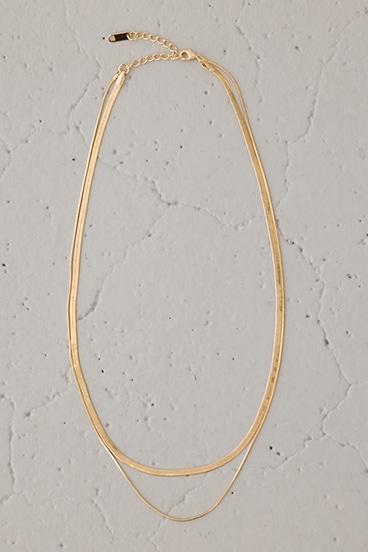 2連チェーンネックレス 詳細画像