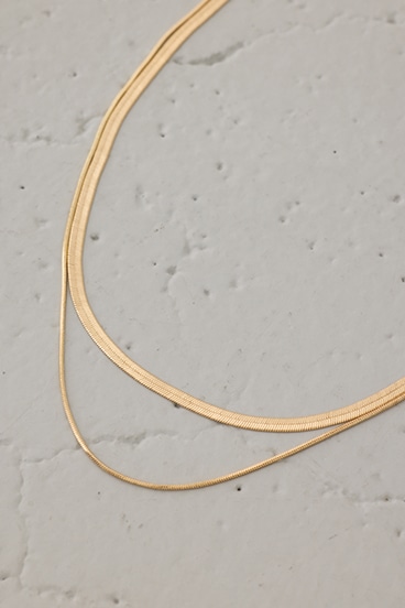 2連チェーンネックレス 詳細画像