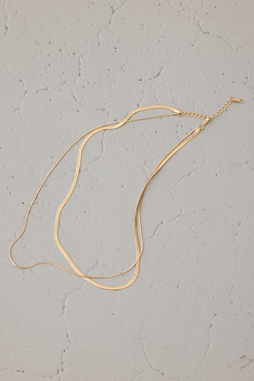 2連チェーンネックレス 詳細画像