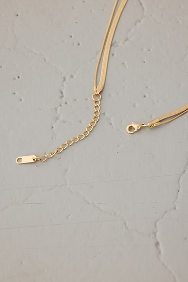 2連チェーンネックレス 詳細画像