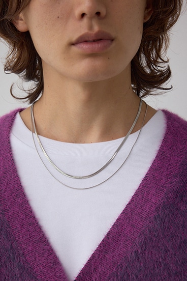 2連チェーンネックレス