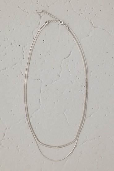 2連チェーンネックレス 詳細画像