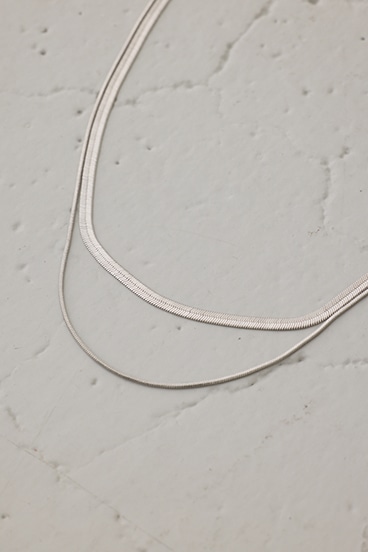 2連チェーンネックレス 詳細画像