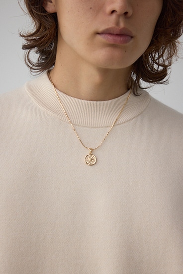 スネークチェーンコインネックレス