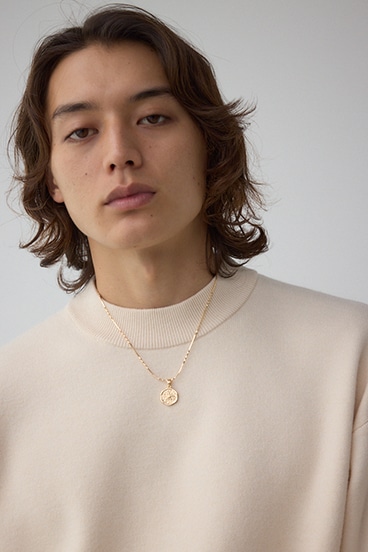 スネークチェーンコインネックレス 詳細画像