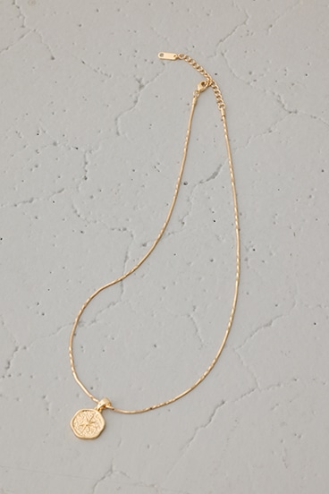 スネークチェーンコインネックレス 詳細画像