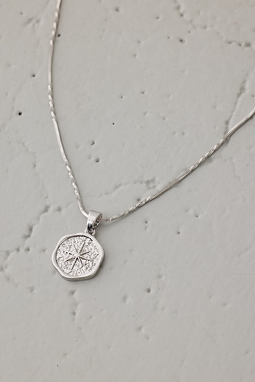 スネークチェーンコインネックレス 詳細画像