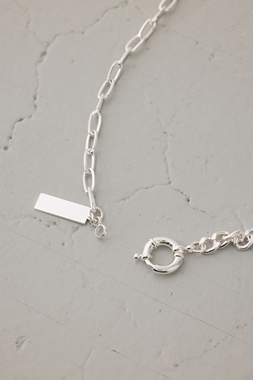 ミックスチェーンネックレス 詳細画像