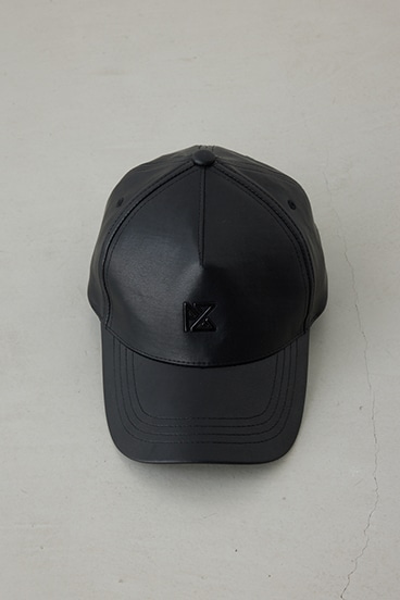 合皮ロゴキャップ 詳細画像