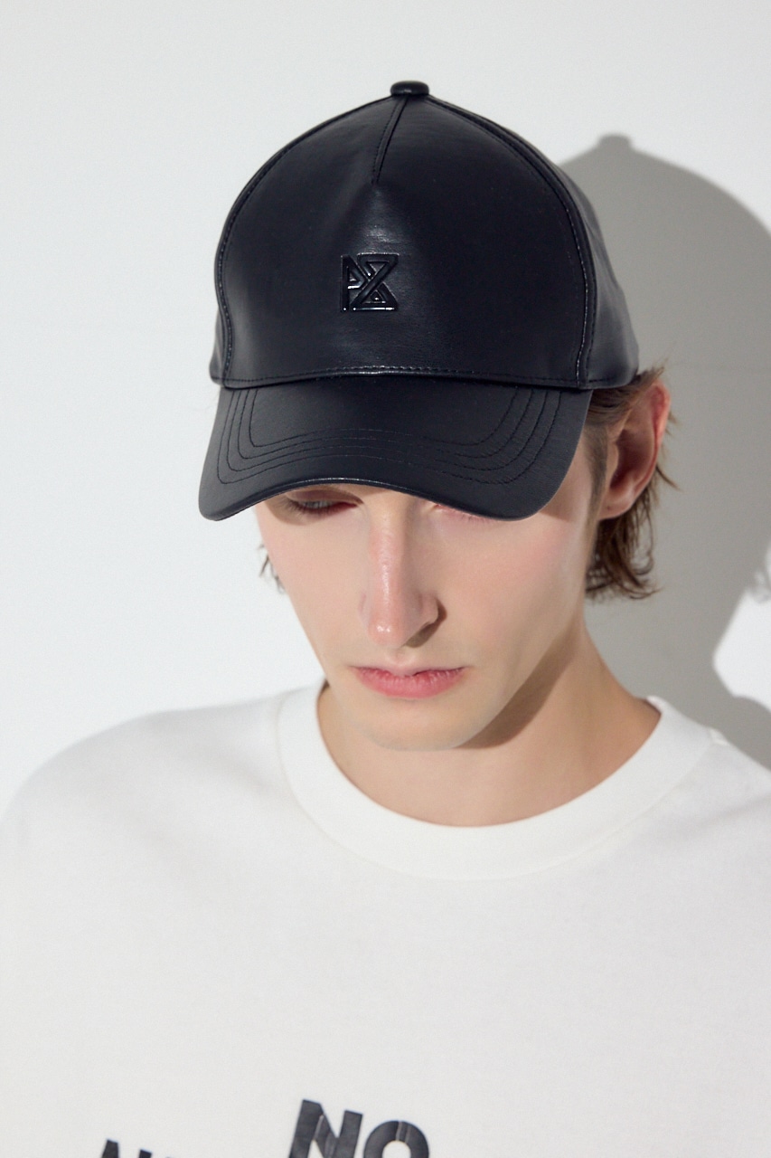 合皮ロゴキャップ｜MEN｜251JSC56-2511｜AZUL BY MOUSSY（アズールバイ