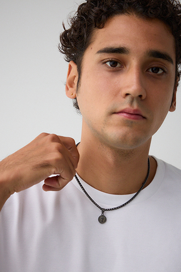 ツイストチェーンコインネックレス 詳細画像