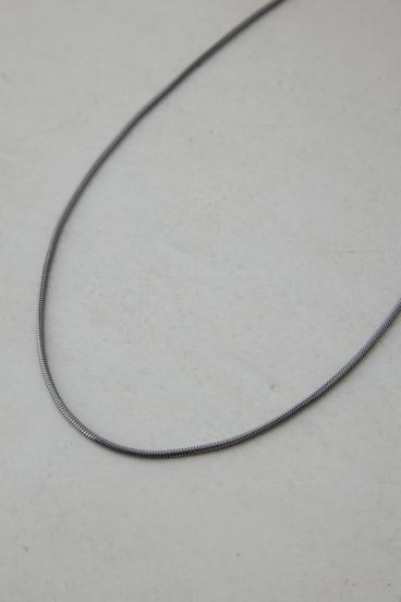 シンプルスネークチェーンネックレス 詳細画像