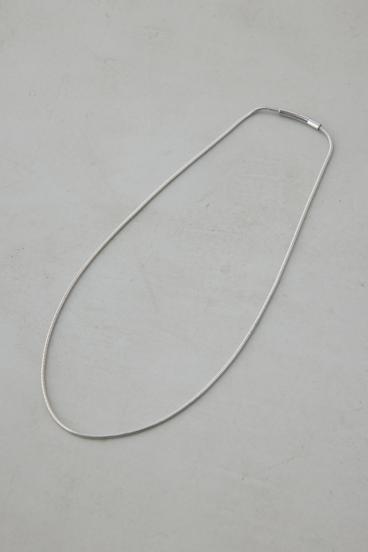 シンプルスネークチェーンネックレス 詳細画像