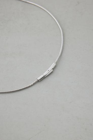 シンプルスネークチェーンネックレス 詳細画像