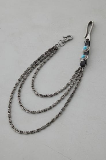 ターコイズウォレットチェーン 詳細画像