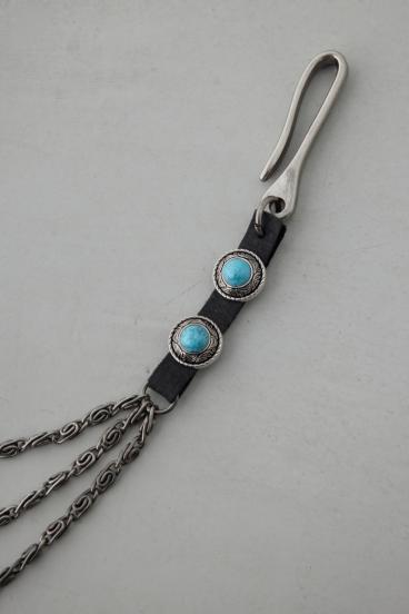 ターコイズウォレットチェーン 詳細画像